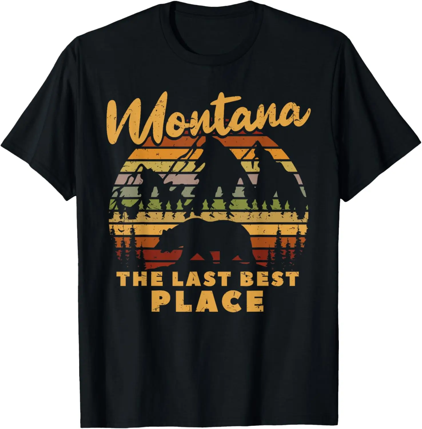 Hihing Nature Montana The last Best Place T-Shirt