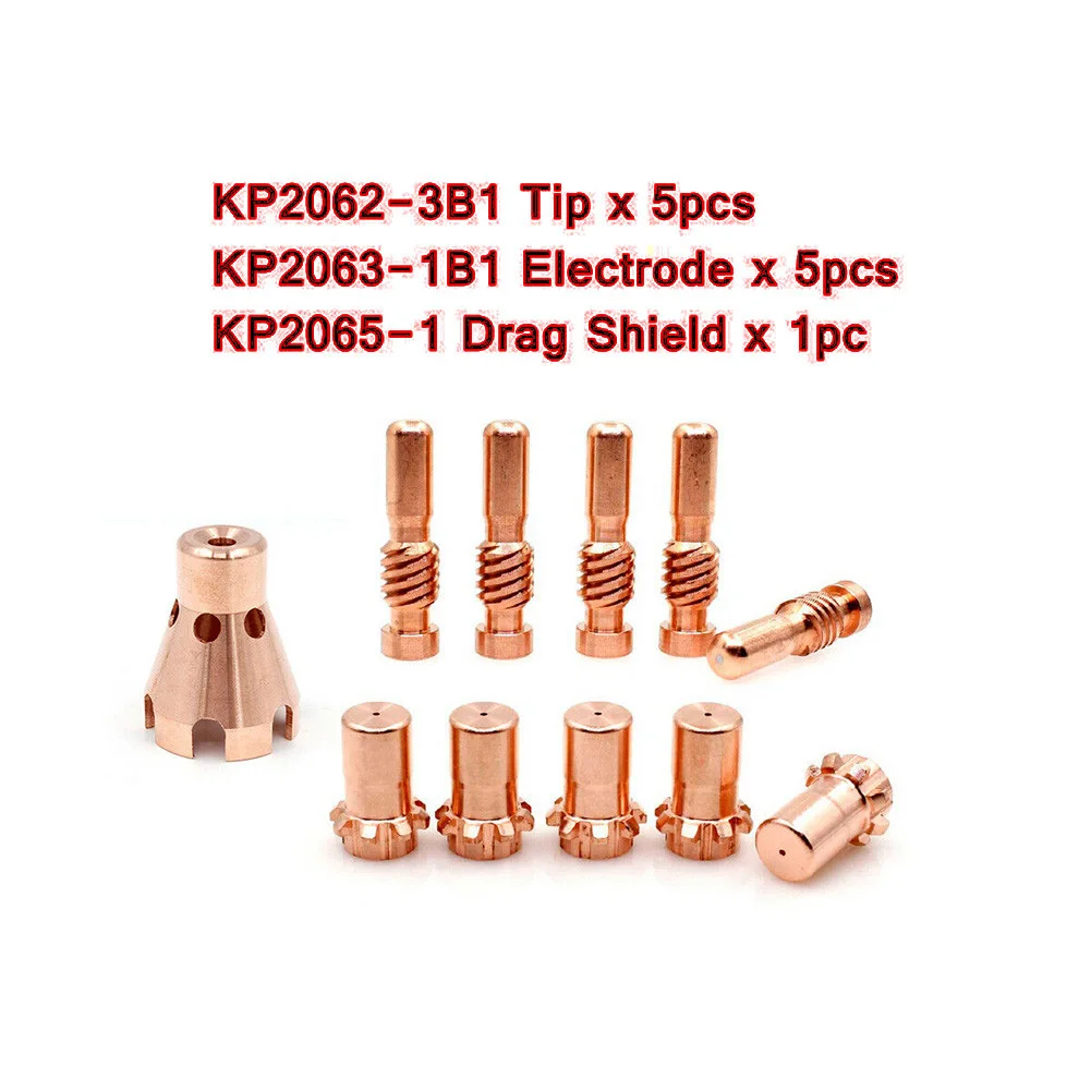 

Complete Kit of Plasma Cutting Accessories for ProCut 55/80 Featuring Key Components Like Electrodes and Nozzles