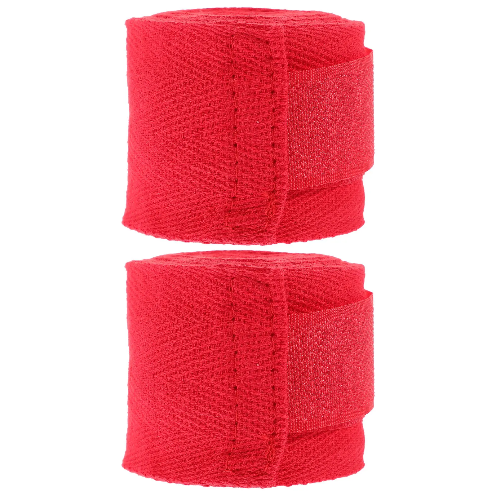 

2 Rolls Boxing Hand Wraps Sweat Absorbing Wrist Support Strap For Thai Kickboxing Training Cotton Hand Wrapping Bandages
