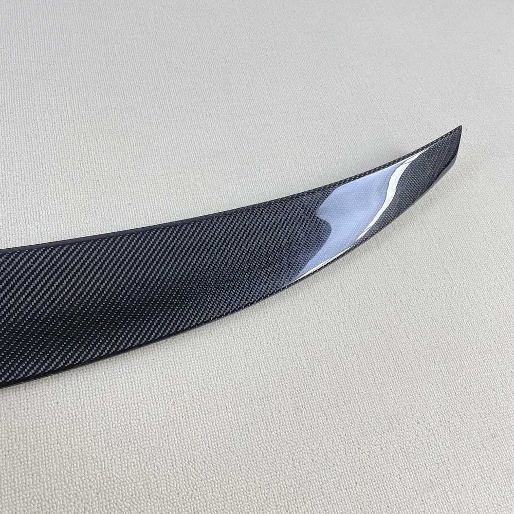 لأودي A6 C7 سيدان HK نمط ألياف الكربون الخلفي سبويلر الجذع الجناح 2012-2016 FRP مزورة الكربون