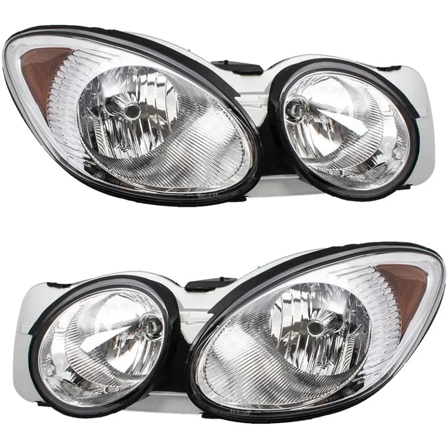 

OE Style Replacement Chrome Halogen Headlights for Buick 05-09 LaCrosse Allure Canada with High-Performance Lighting Durable Ch