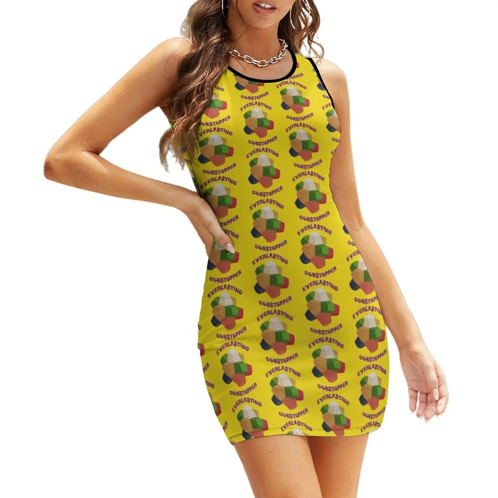 

Vintage Everlasting Gobstopper Sleeveless Sundress women's elegant loose dresses dress for women summer Women's summer dress