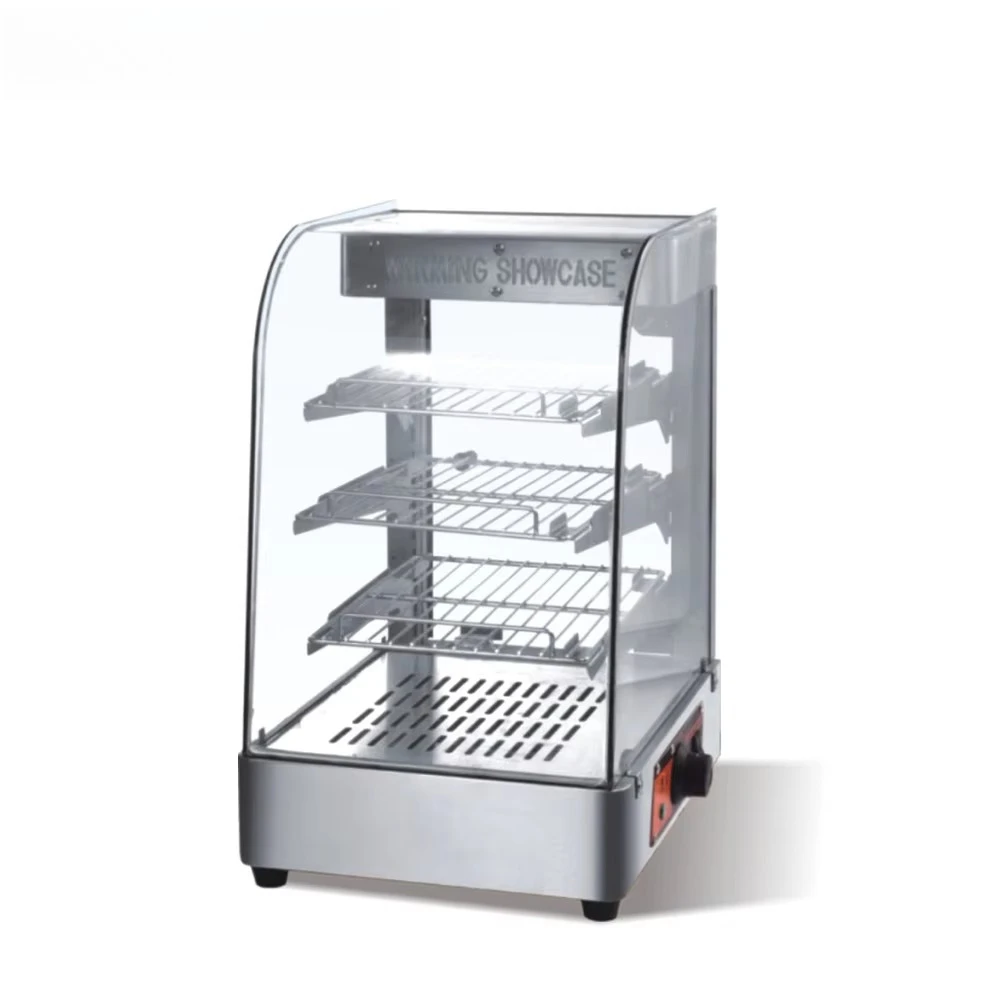 Best Selling 3 Layers Snack Food Warmer Commercial Food Warmer Display Warming Showcase Electric Warm Food