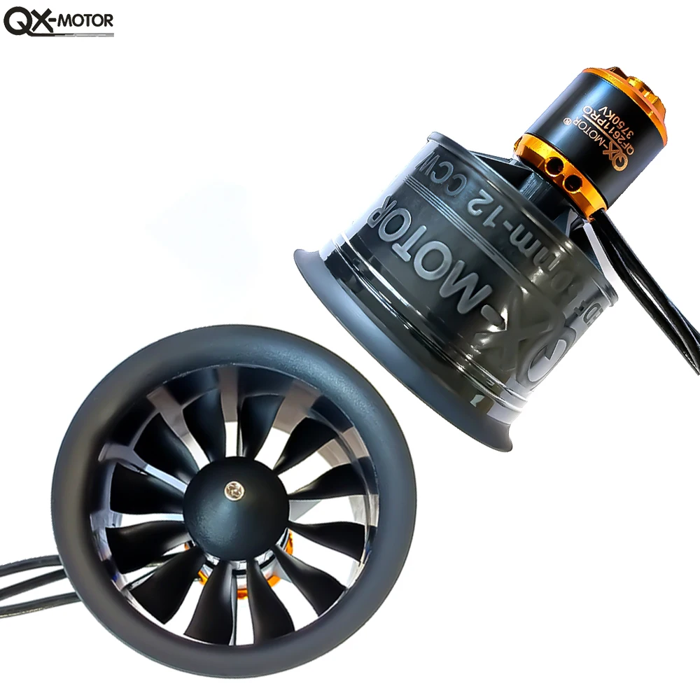 

Вентилятор канальный QF2611 QF2611PRO 50 мм, 12 лопастей, EDF