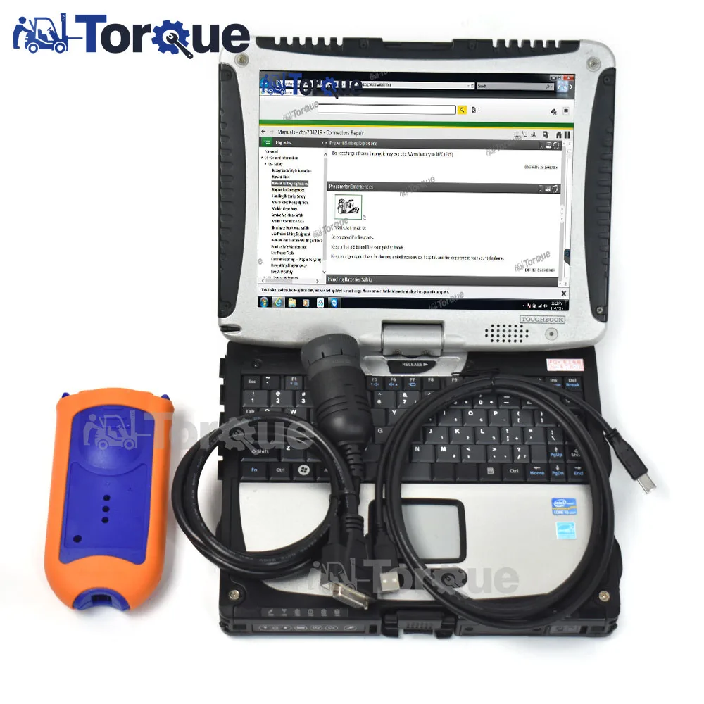 

V5.3 EDL V2 J-D Service Tool J-D Service EDL V2 Agriculture Tractor Construction Diagnostic Tool+Thoughbook CF19 laptop