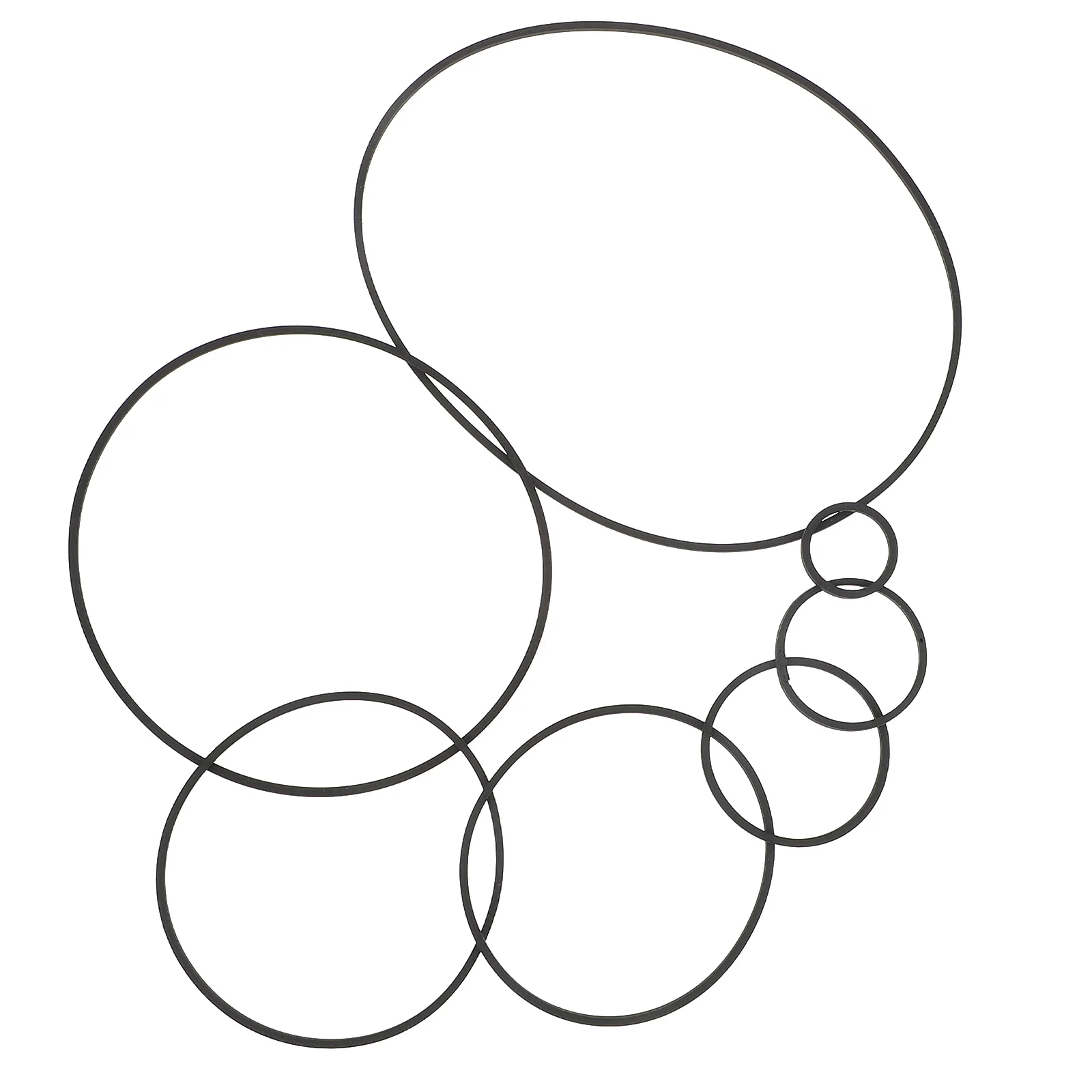 Cassette Recorder Rubber Belt Durable Soft Noise Reduction Turntable Speed Restoration Replacement for Video Machine Dvd Drive