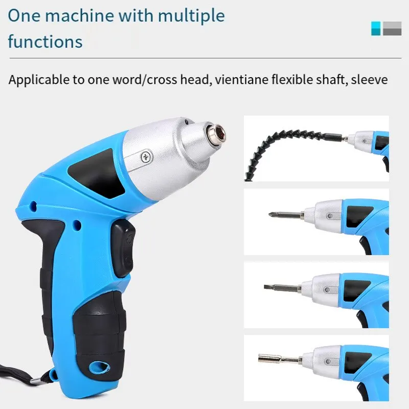 Cordless Electric Screwdriver Rechargeable 1300mah Lithium Battery Mini Drill 3.6V Power Tools Set Household Maintenance Repair