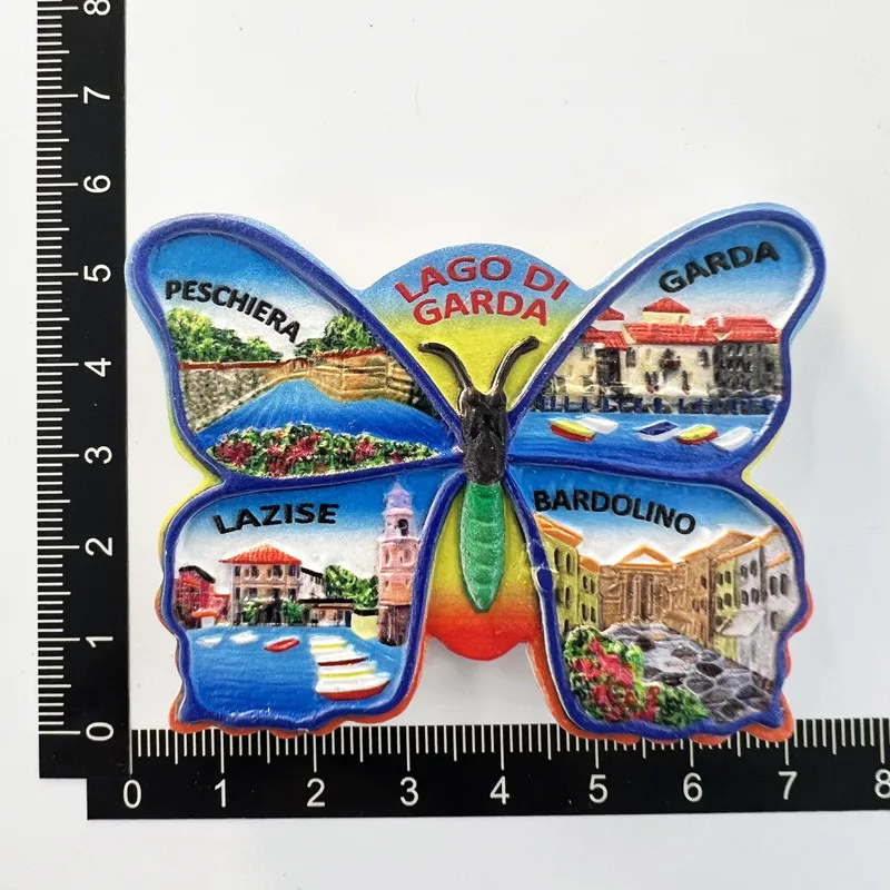 Imanes de resina para nevera de Italia, recuerdo de turismo, Toscana Firenze San Gimignano Siena Venezia, pegatinas para refrigerador, regalos de decoración del hogar