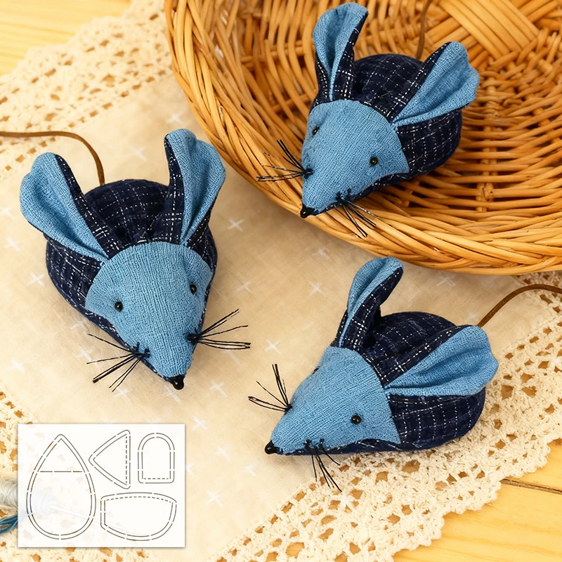 YOMDID 1pc Handmade Mouse Sewing Template DIY Mouse Pattern PET Quilting Template DIY Home Decor Sewing Supplies & Accessories