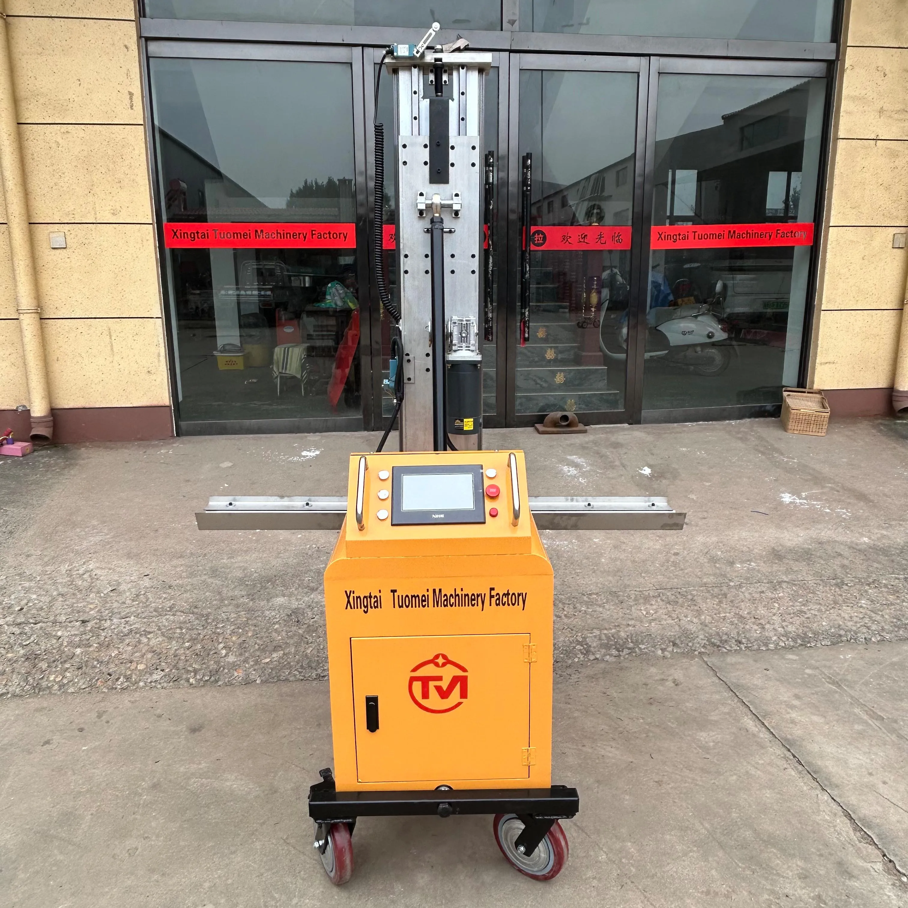 Construction Robot Automatic Wall Rendering Machine Mortar Intelligent Scraping Cement Spray Plastering