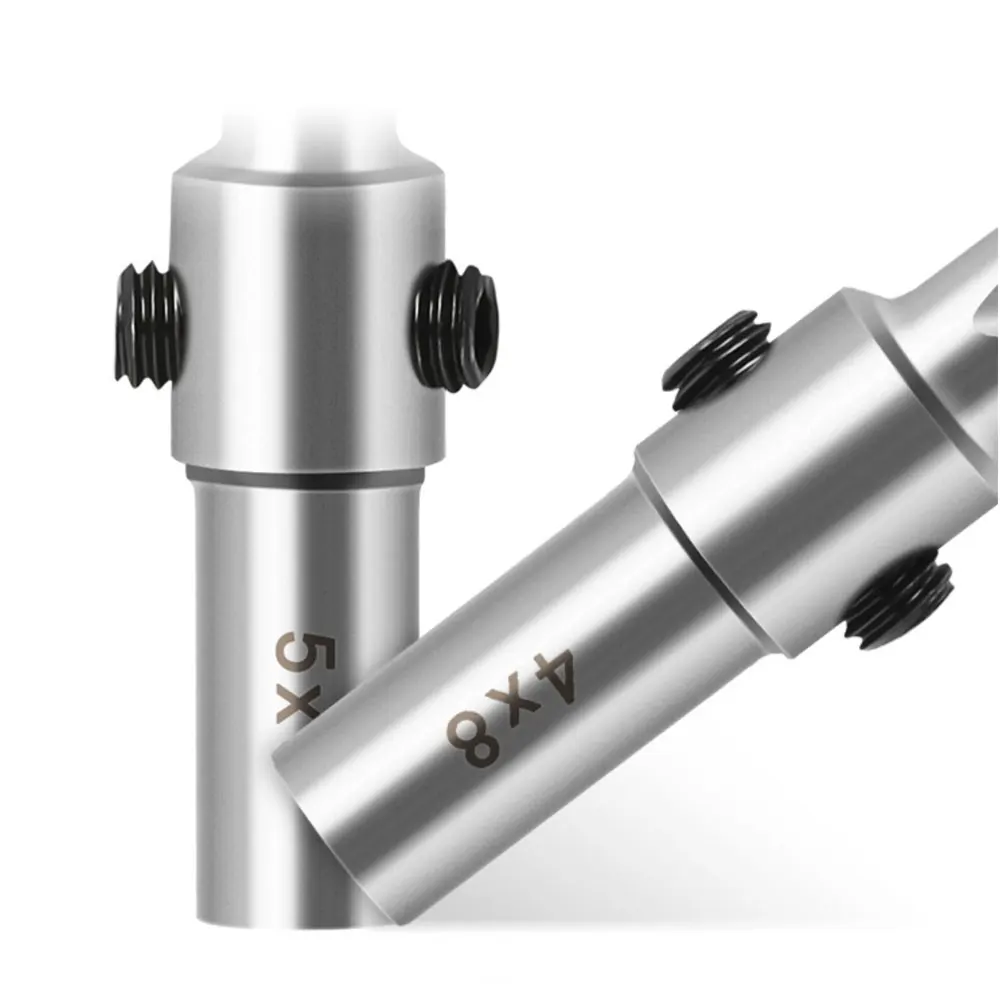 Binoax 3/4/5/6MM Countersink Drill Bit with Adjustable Depth Stop Chamfering Counterbore Drilling for Wood Plastic 10MM Shank