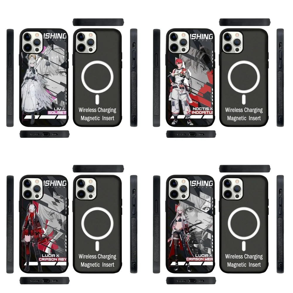 P-Punishing Gray R-Raven Anime Phone Case Strong Magnetic For IPhone 15,14,13,Pro,Max,Plus,11,12,Mini For Magsafe Wireless