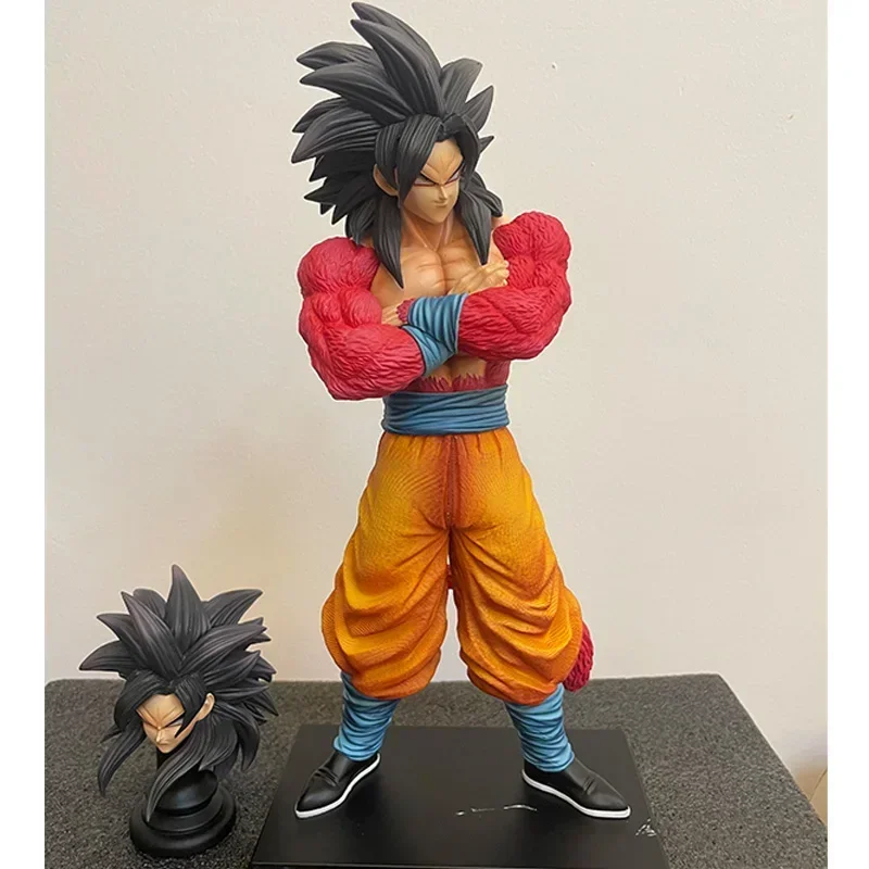 Dragon Ball Z Anime Figure Super Saiyan 4 Son Goku Figurine SSJ4 Pvc Statue GK Figures  Collection ModelDoll Toy Christmas Gifts