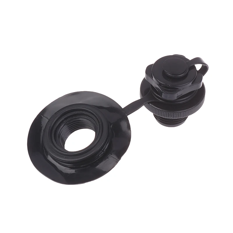 1 Stück 2-in-1-Ventil mit PVC-Basis für achteckiges Ventil, Schlauchboot, Intex Schlauchboot, Angelboot, Luftbett, Schraubventil