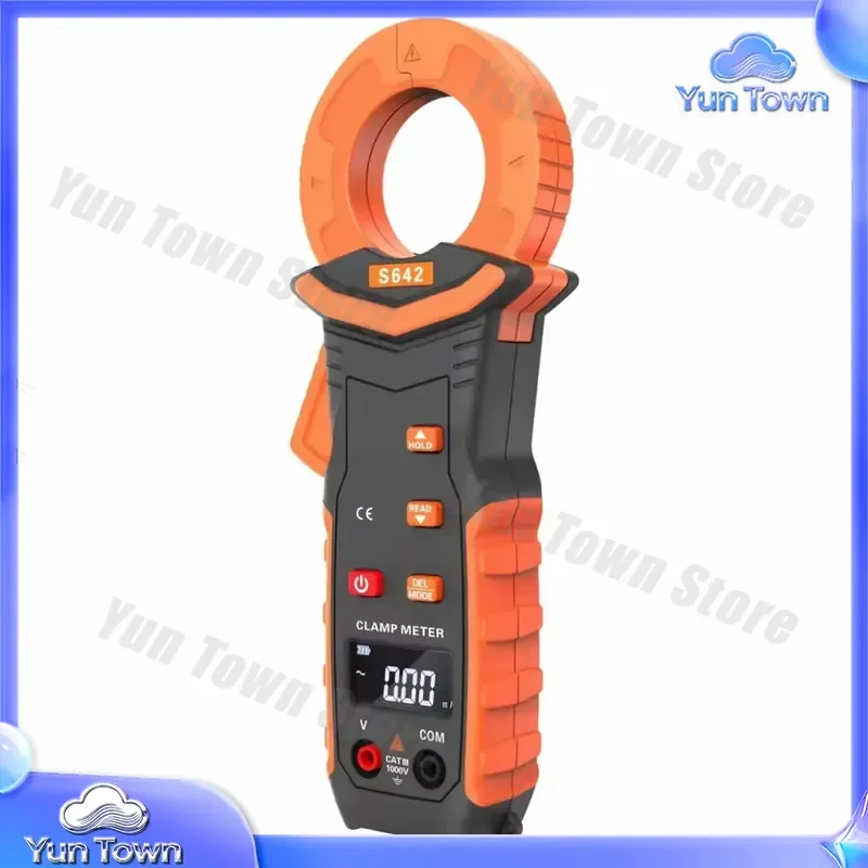 Professional Digital AC DC Clamp Meter Earth Multimeter for Leakage Current Voltage Ampere Testing for Fluke UNI-T HIOKI