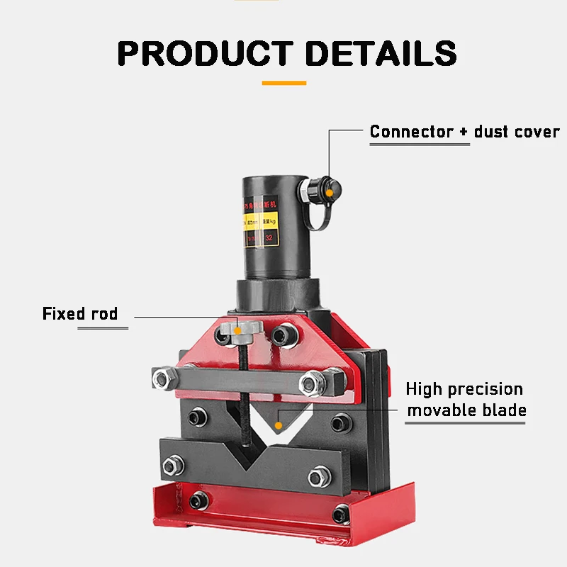 220V Angle Steel Cutting Machine Hydraulic Angle Steel Cutting Machine Angle Iron Cutting 75X75 60X60 110X110