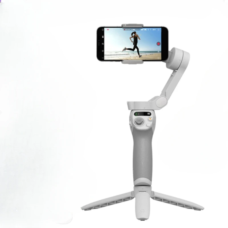 Handheld gimbal stabilizer, foldable smart follow-up anti-shake mobile phone selfie artifact