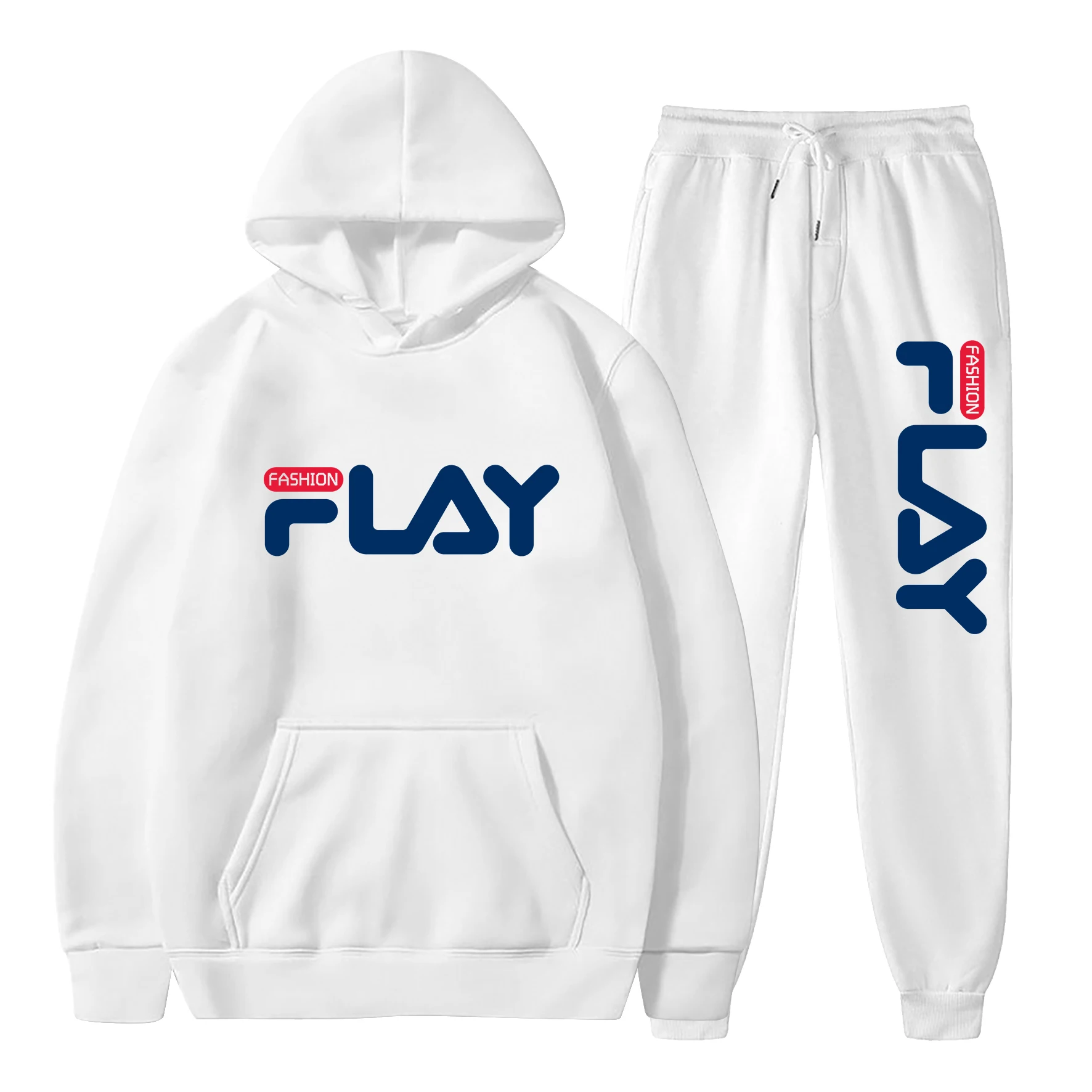

Spring and Autumn New Style Letter Printed Velvet Hoodie and Pants Set for Youth Men and Women Fashion Leisure Sports 2-pie Set