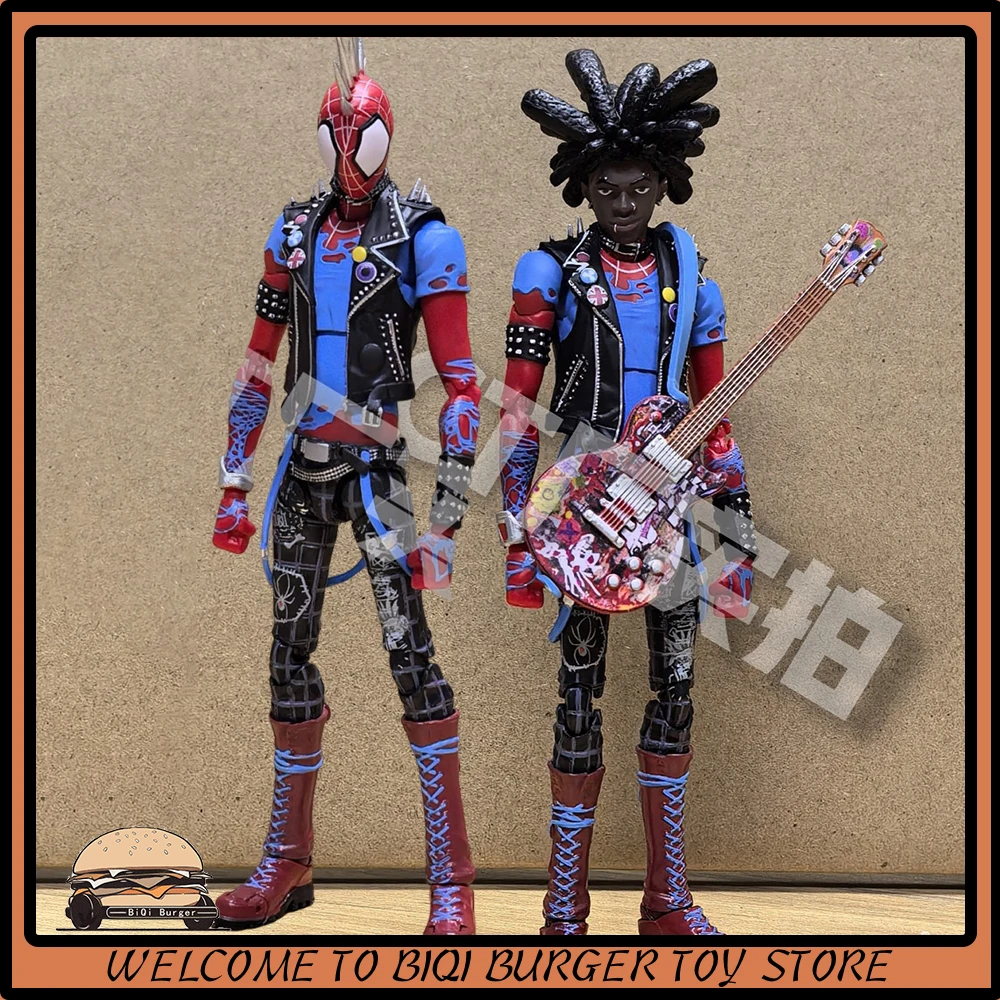 

New CT Toys Spider-Punk Spiderman Figure Spider-Man Across The Spider-Verse Action Figures Shf Spider Figurine Colletion Kid Toy