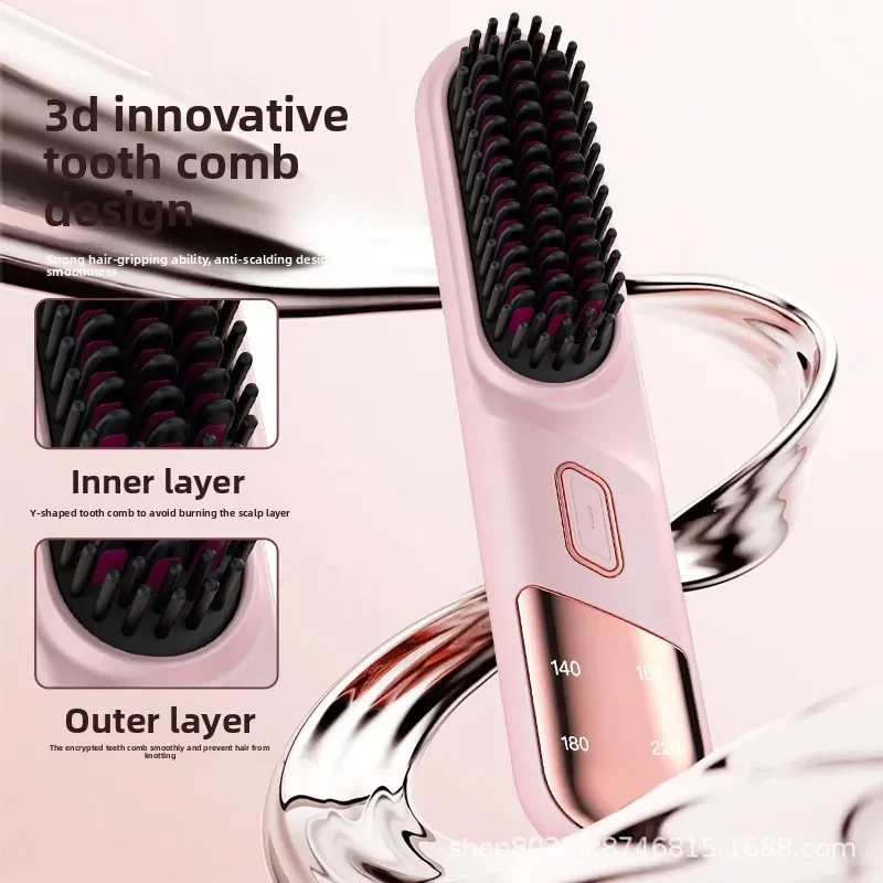 Bestseller Negative Ion Hair Straightener Does Not Hurt The Hair Household Straight Splint Straight Curly Hair Dual-purpose Curl