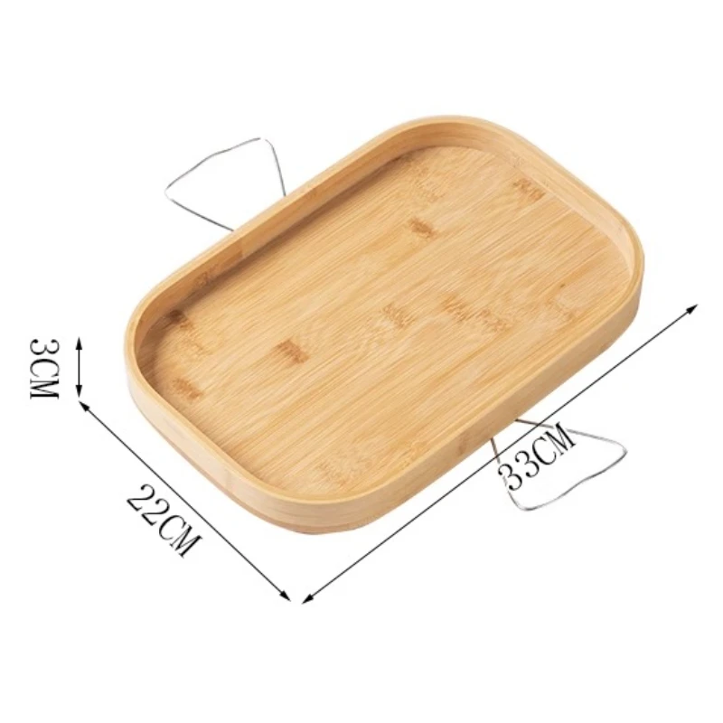

Adjustable Armrest Tray Narrow Snack Board for Sofa Afternoon Tea Serving Table Space-Saving Mini Side Table for Living Room