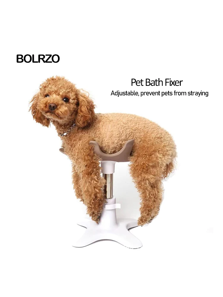 

Dog Beauty and Grooming Fixed Table with Adjustable and Detachable Base Metal Universal Pet Bath Holder