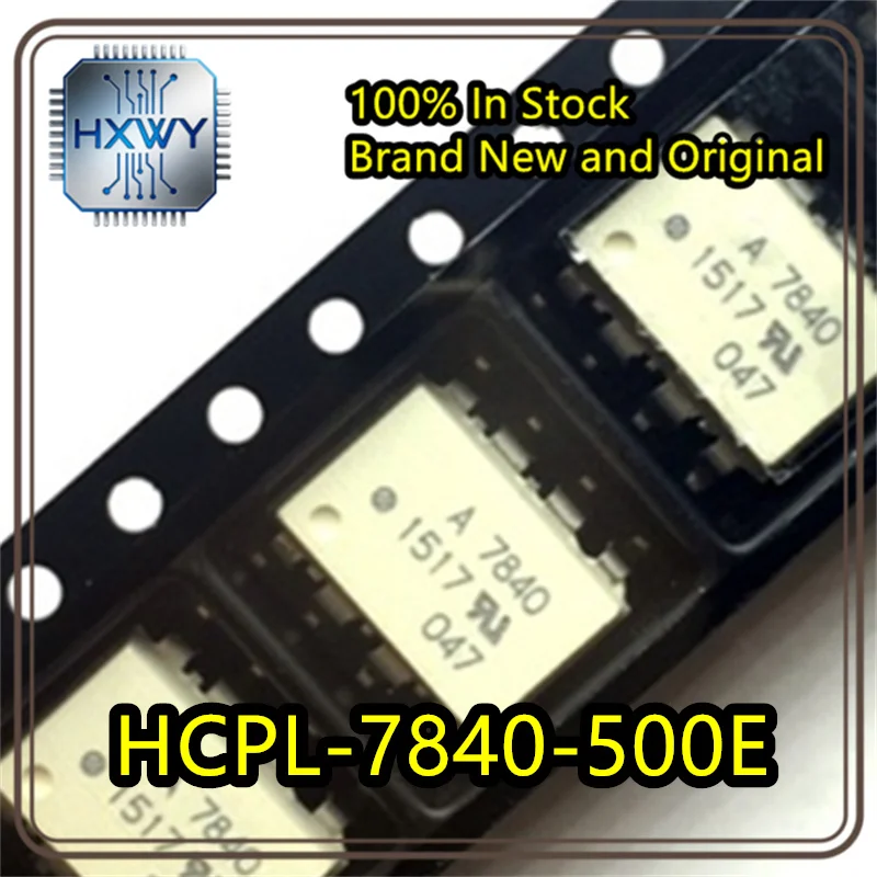 (5/50 pieces) HCPL-7840-500E A7840 SOP-8 Optical Isolation Amplifier Chip Brand New Original Stock