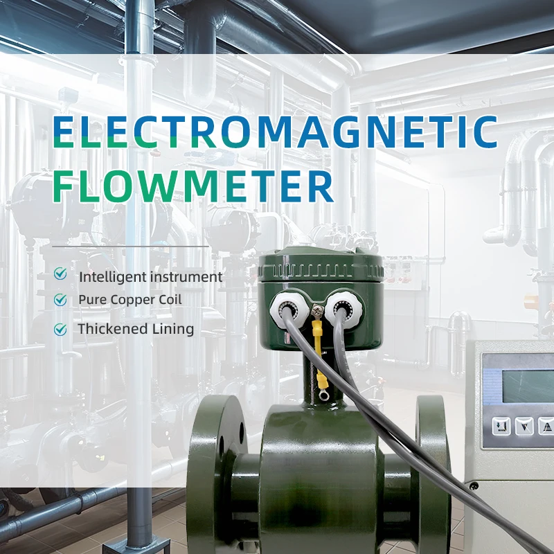 split Magnetic Flowmeter Industrial Segregated Electromagnetic Flow meter liquid flow transmitter