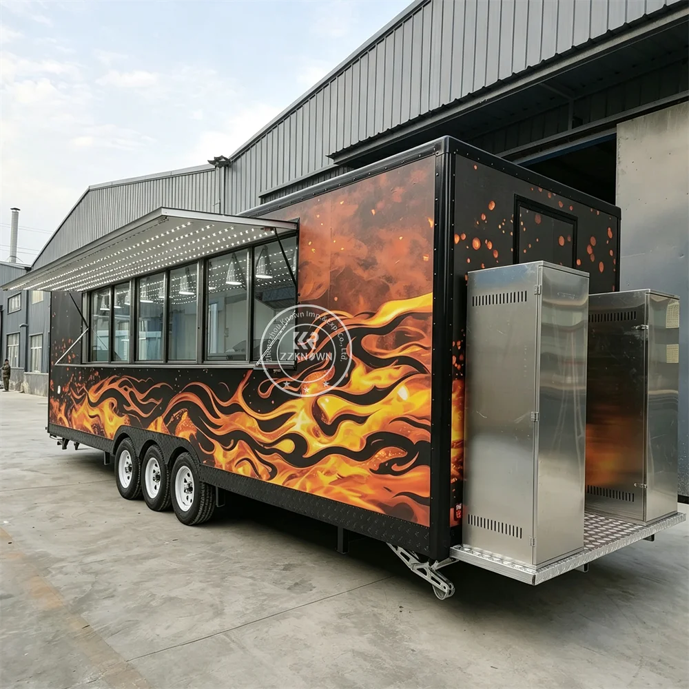 Portable Mobile Food Truck Cus - огляд і ціна Commercial Kitchen Vendor