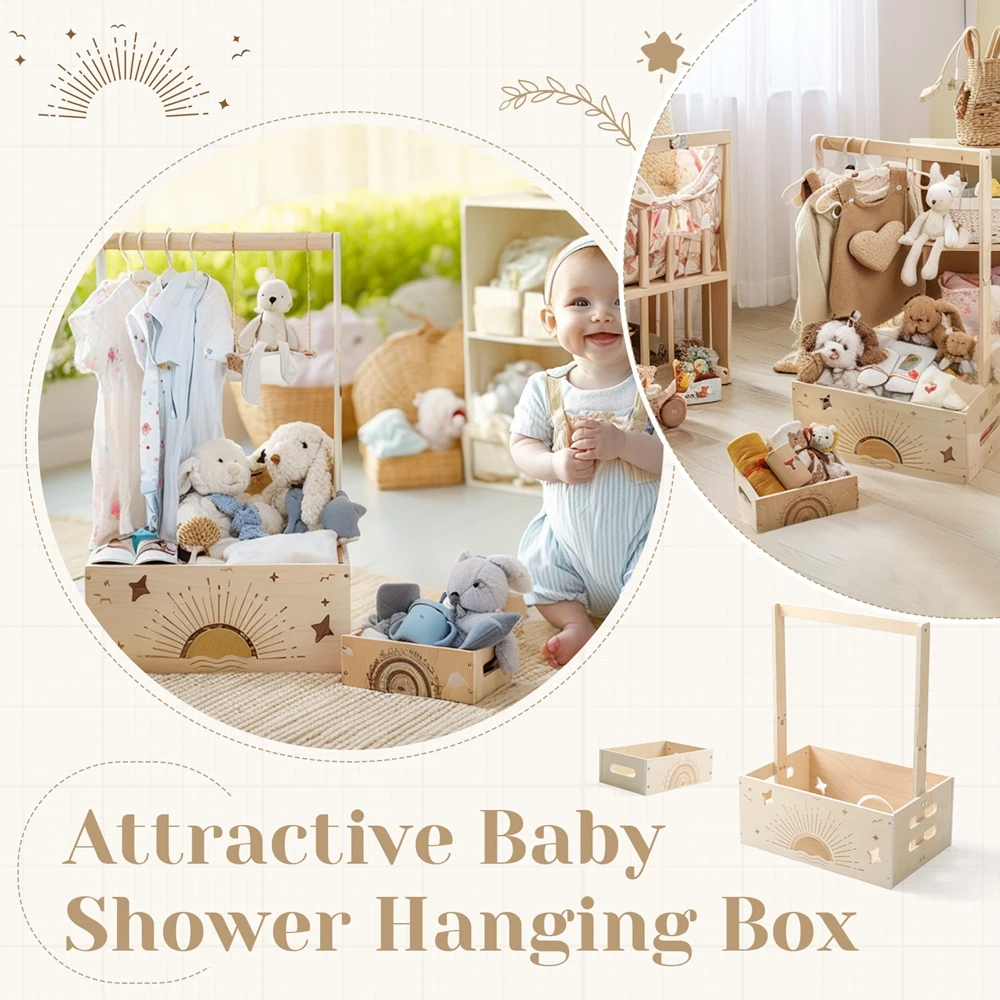 Newborn Photography Accessories Baby Photography Prop New Born Wooden Photography Stuff Baby Cute Flower Prop For 0 to 6 Month