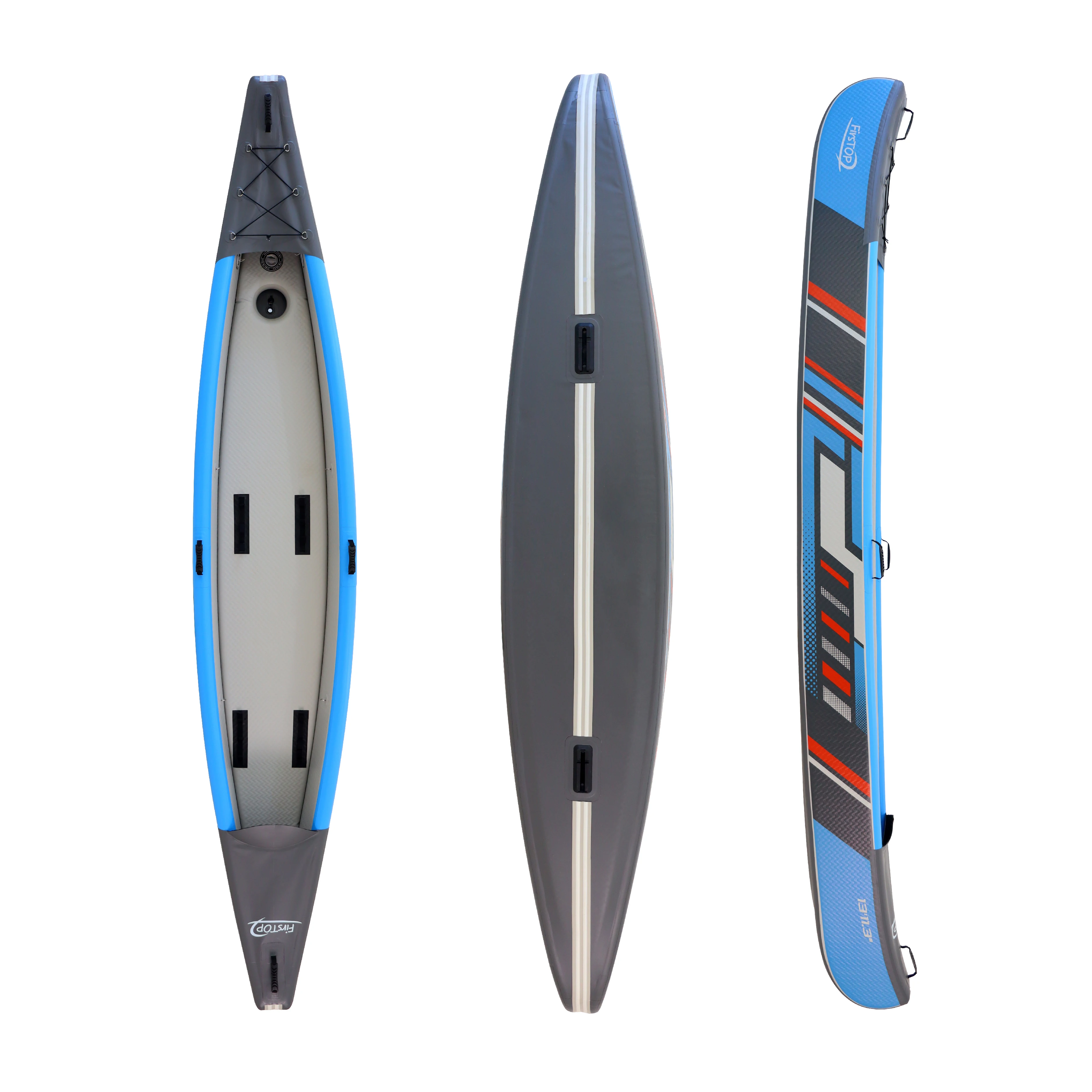 Kayak Boat Inflatable Kayak 420cm Tandem Blue Touring Canoe Boat For 2 Person