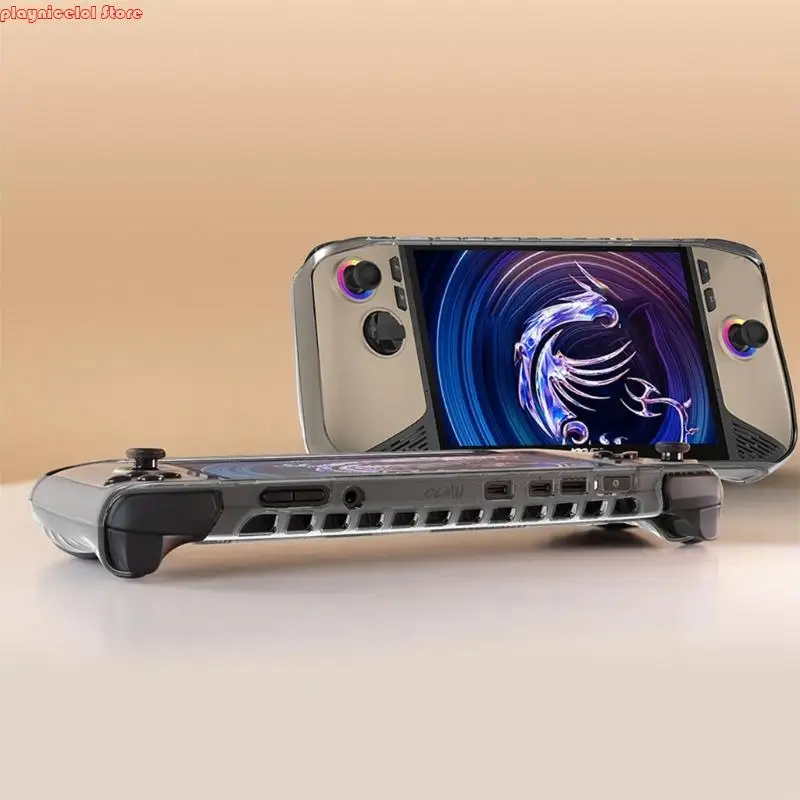 E8BA Game Console Skin Cover Cover Case for Claw 8 Ai+ Scratchproof Housing Shell TPU غطاء مرن مرن