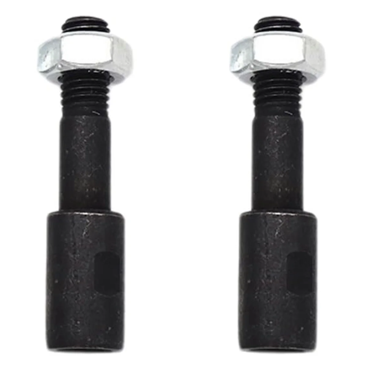 Extensor de eixo de 2 pacotes aaa87, eixo de extensão de moedor de bancada, adaptador de eixo de motor de 8 mm a 10 mm, kit de suporte de eixo rosqueado