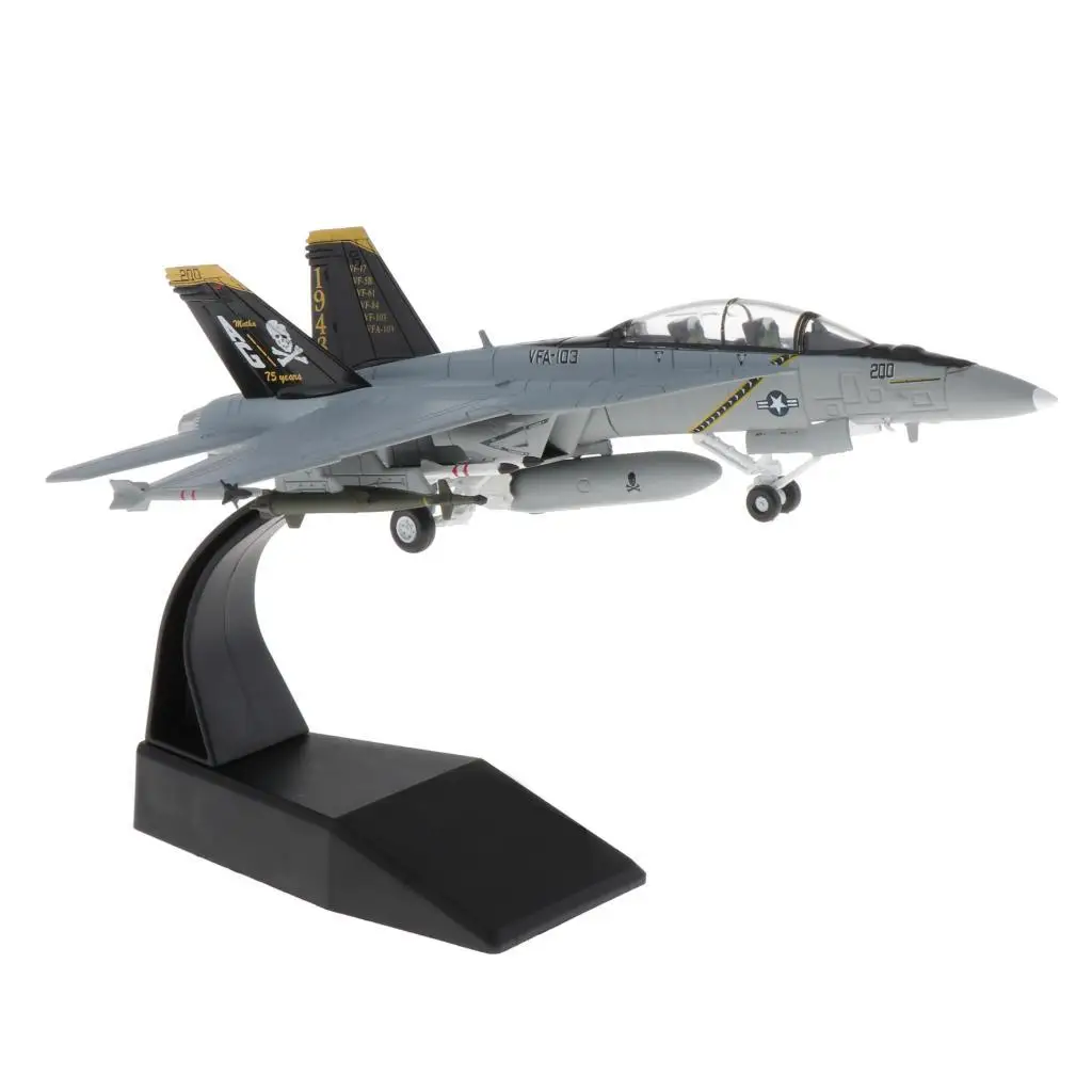 

1:100 F/A-18 Strike Display Model - Metal Mini with Stand