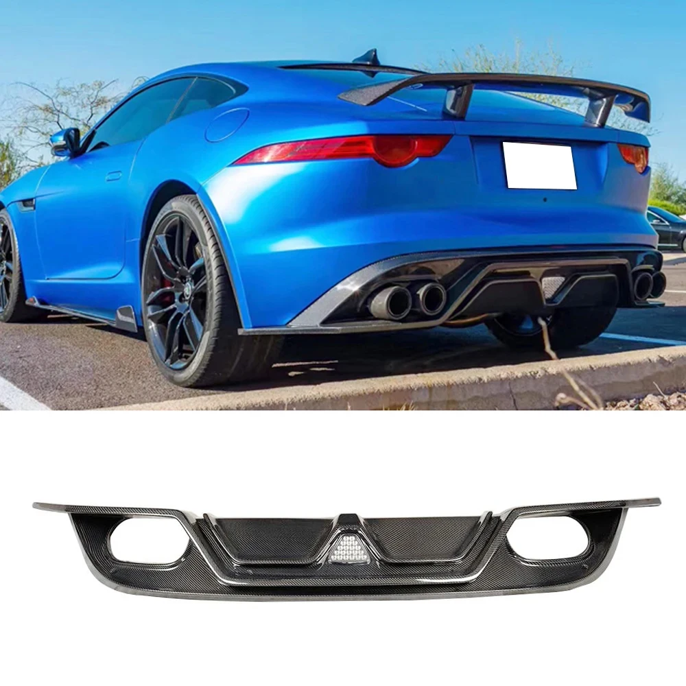 Body Kits Front Bumper Lip Rear Bumper Diffuser Side Skirts Carbon Fiber for Jaguar F Type Coupe Convertible 2-Door 2015 - 2017