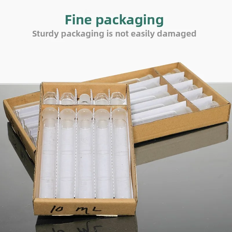 50ml Glass Stopper Colorimetric Tube Nesslers Tube 6pcs 12pcs Transparent Test Tube