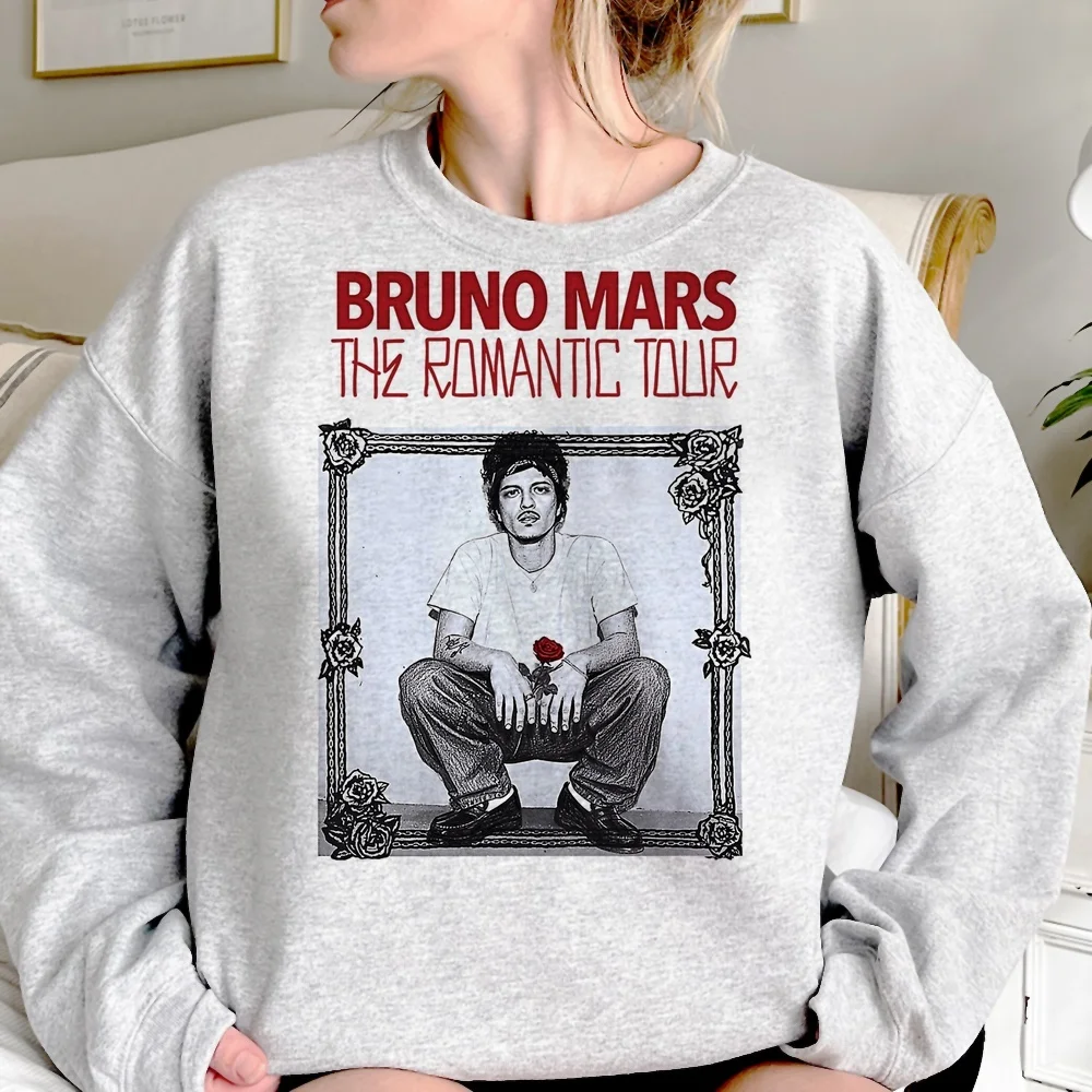 Bruno Mars hoodies women cartoon hoodie crew neck y2k sweater japanese anime winter warm