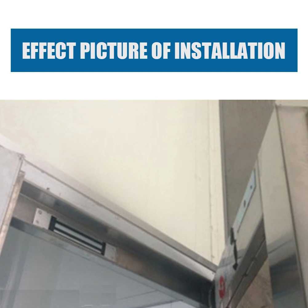 

180kg/350lbs Electronic Magnetic Lock Installation Metal 12V Single Door Surface for Household Bedroom Protection