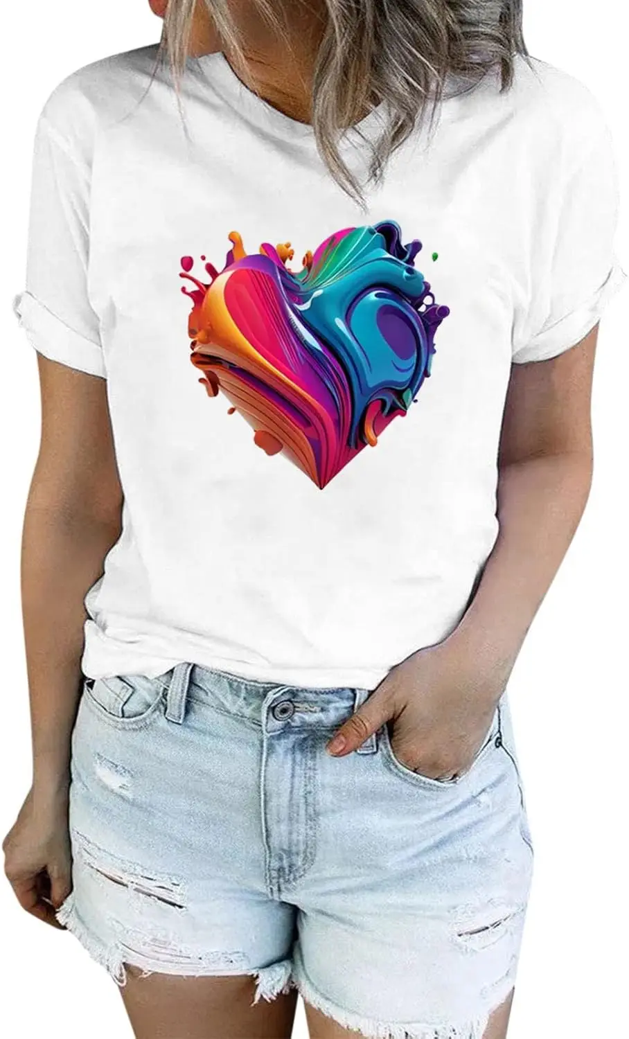 

Женские топы, облегающая женская Повседневная Свободная рубашка с коротким рукавом и круглым вырезом, блузка, топы