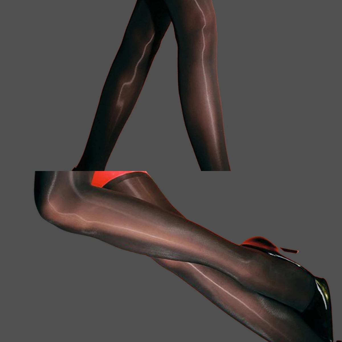 

Oil Glossy Socks Thigh High Stockings Female Leather Rib Cut Edge Gothic Punk Pole Dance Night Club Party Lingerie For Women