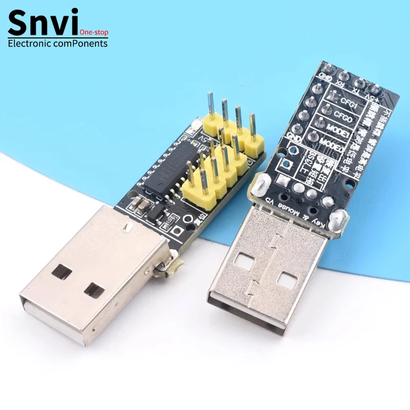 CH9329 Module UART/TTL Serial Port To USB HID Full Keyboard Mouse Driver-Free Game Bevelopment Box