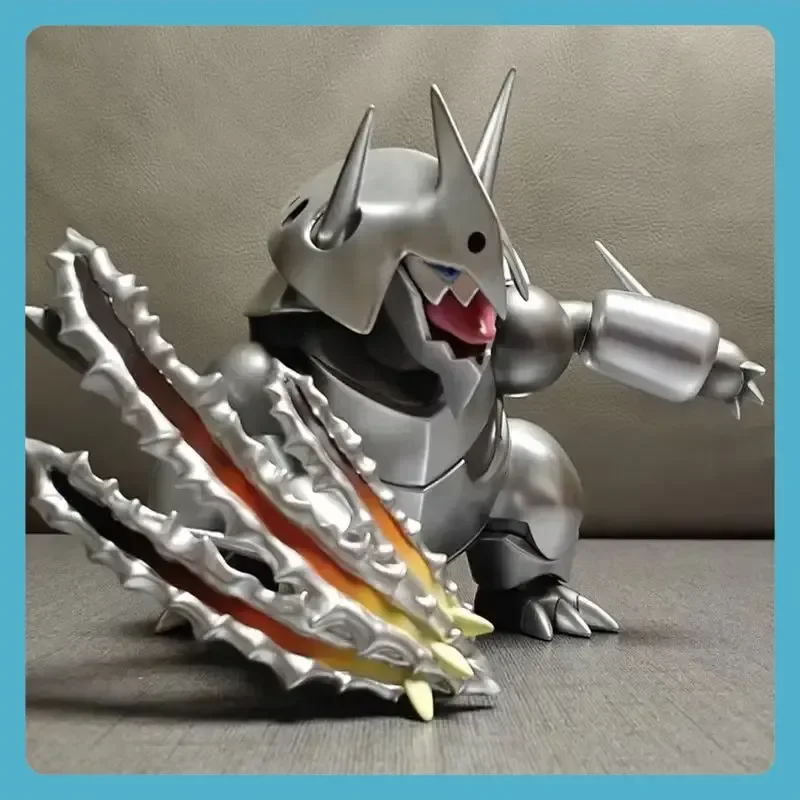 

Hot 1/20 Pocket Monsters Mega Aggron Anime Action Figure Model Toys Desktop Collectible Decorations Birthday Gifts