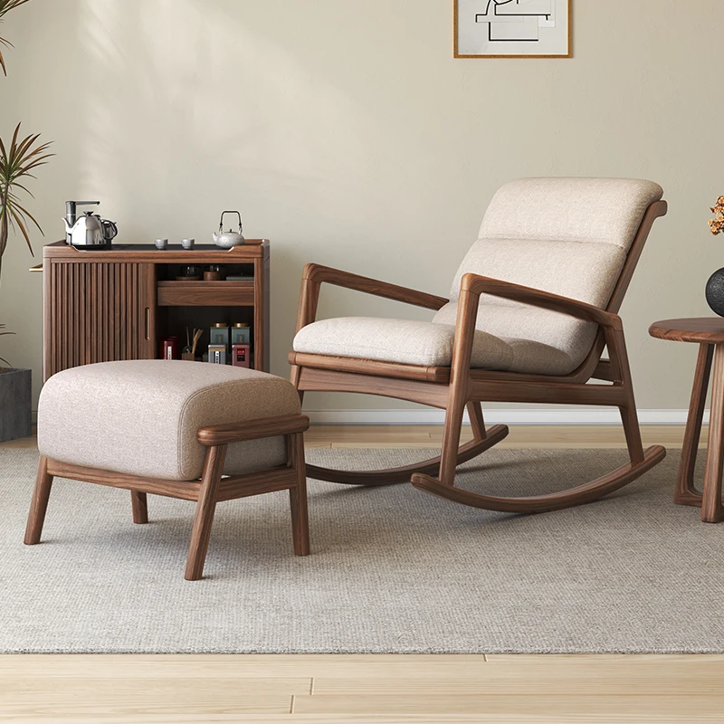 

Luxury Rocking Living Room Chairs Lounge Gaming Bedroom Chairs Designer Reading Comfortable Relax Fauteuil Salon Home Furniture