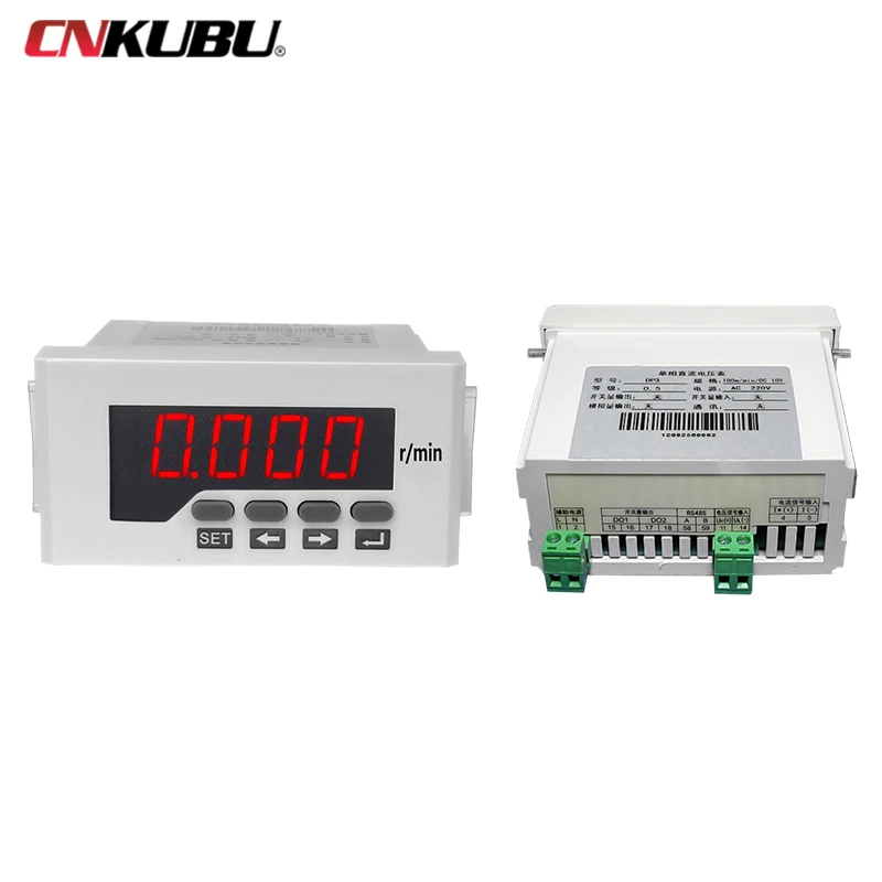 DP3 Digital Tachometer 0-10V Inverter Frequency Meter Motor Meter Speed Line Speed Meter Digital Intelligent Speedometer