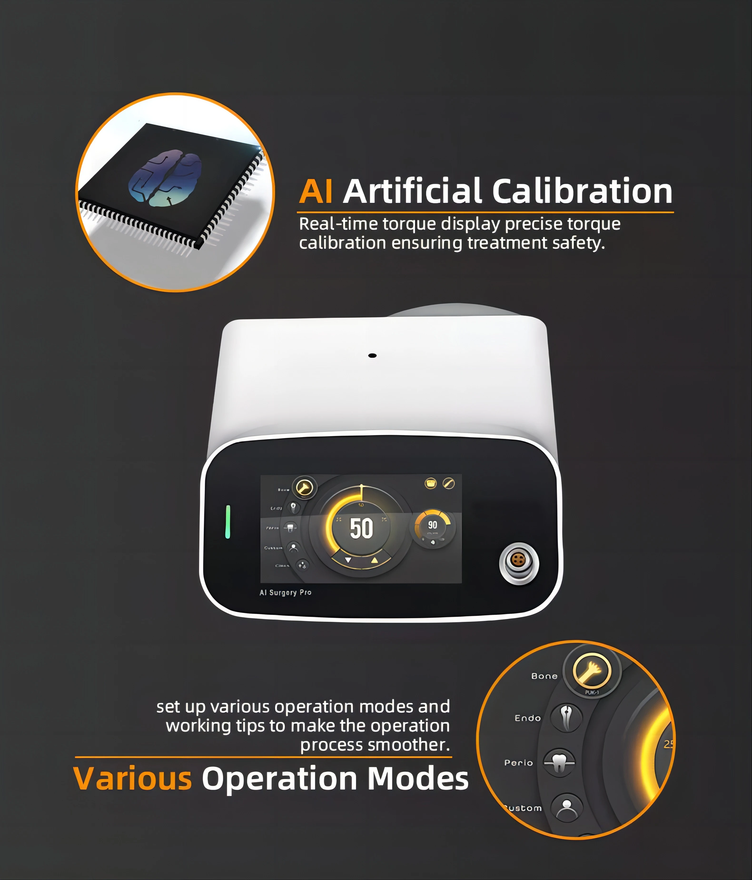 Dental Al Surgery Pro Surgical Motor Dental Piezo Surgery Bone Cutter Equipment Ultrasonic Bone Piezosurgery Machine Dental tool