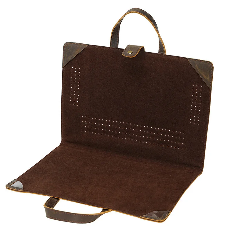 Crazy Horse Leather Laptop Sleeve 15.6 \