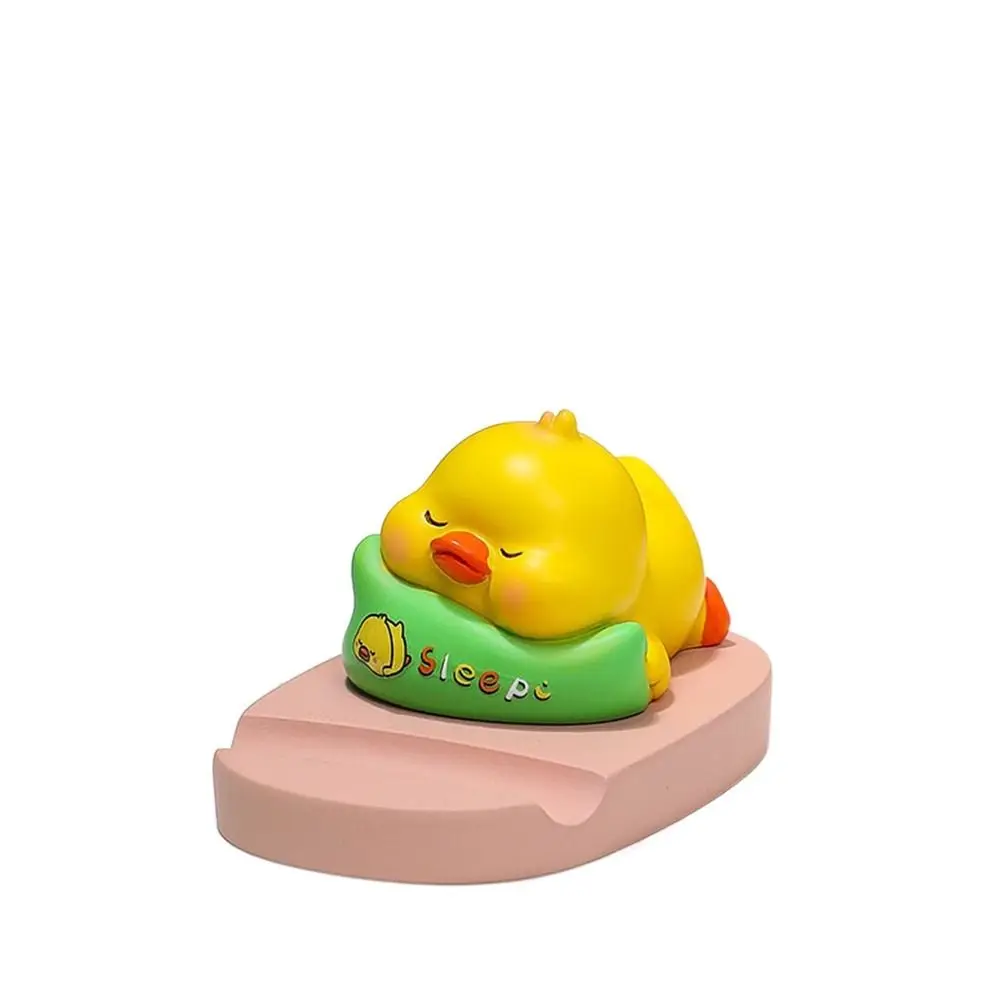 Resin Doll Doll Mobile Phone Stand Figurine Model Pig Animal Phone Holder Dinosaur Duck Phone Bracket Cell Phone