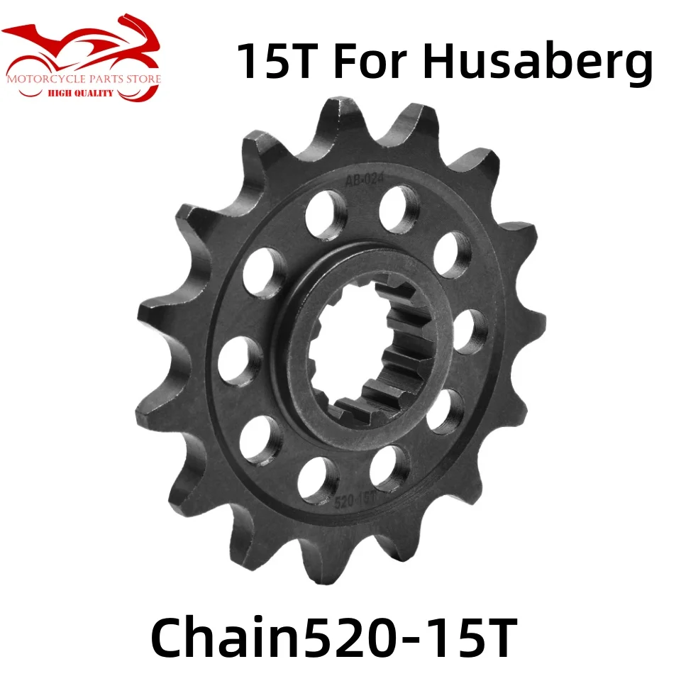 520 15T Sprocket Chain Wheel For Husaberg MX501 4 FC550 6 Speed FE550 e  FC600 4 FC600 6  FE650 e  FS650 c FS650 e FS450 e FC501