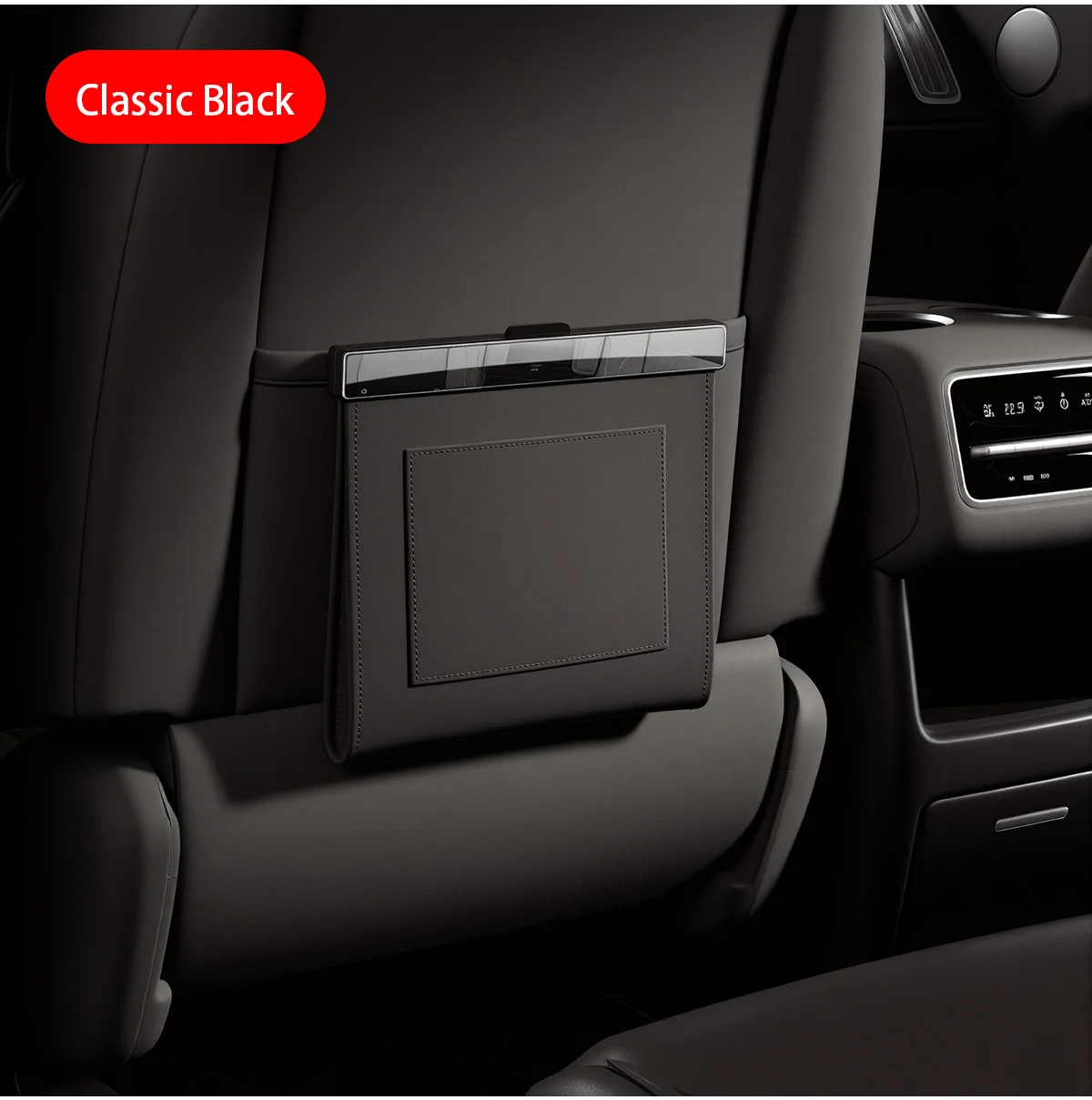 Car Trash Bag for Jeep Wrangler‌ Cherokee Avenger Compas Seat Back Car Garbage Bin Leather Magnet Closure Design Waterproof