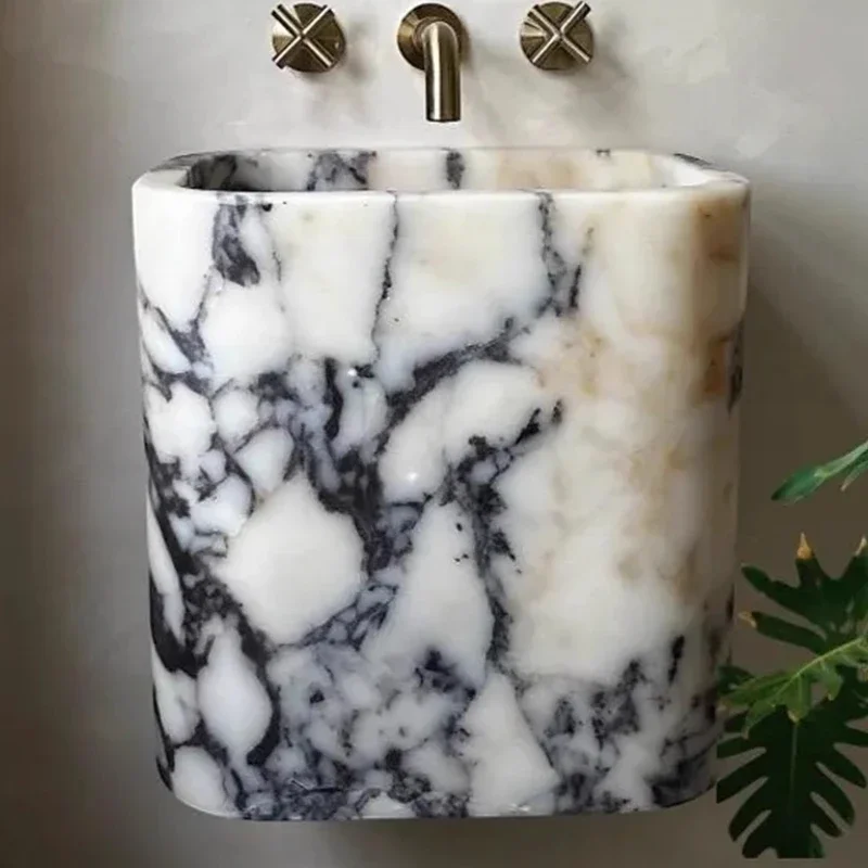 

Light luxury natural marble countertop basin art wash basin bathroom bathroom household wash